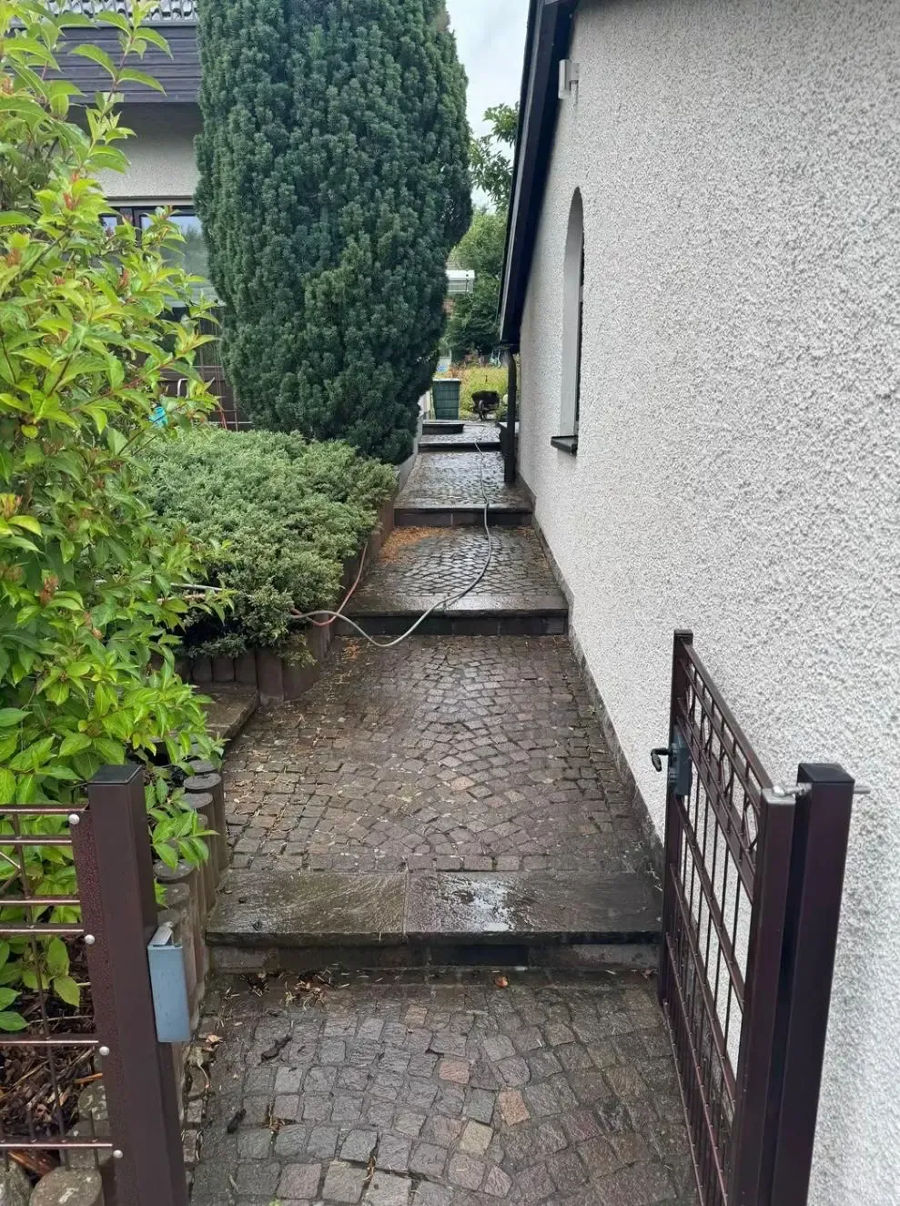 gartenweg stufen - Vorher