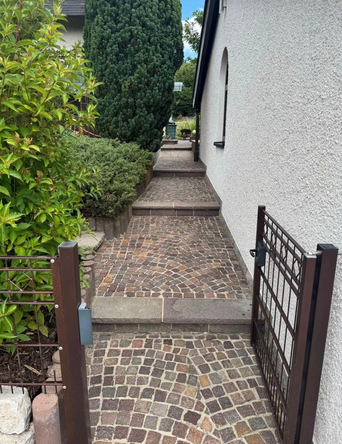 gartenweg stufen - Nachher